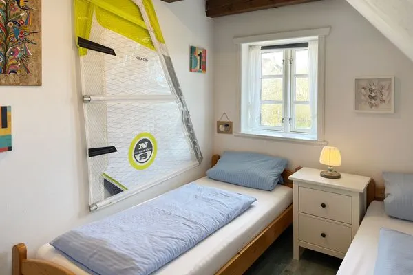 Schlafzimmer Hüs Sanskiin Ferienwohnung *Goodshenk*