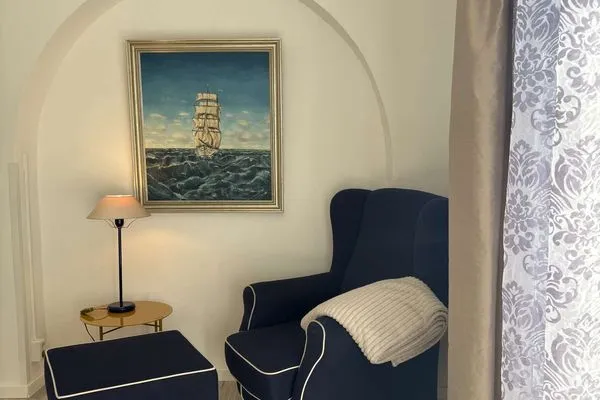 Wohnzimmer Villa Düna Ferienwohnung 2