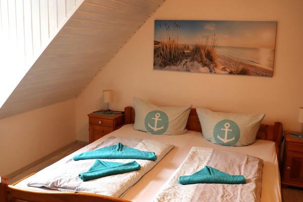  Ferienhaus DünenRose Carolinensiel - Schlafzimmer