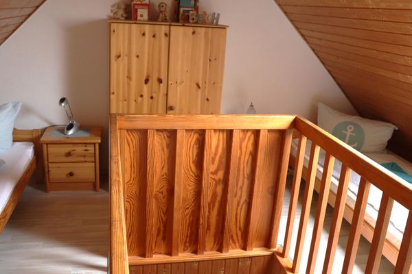  Ferienhaus DünenRose Carolinensiel - Schlafzimmer