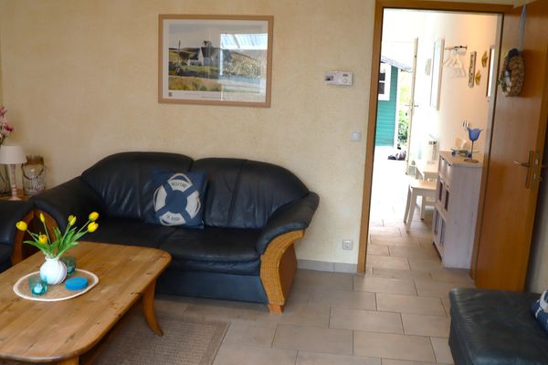  Ferienhaus DünenRose Carolinensiel - Wohnzimmer