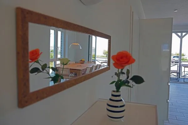 Wohnzimmer in der Ferienwohnung Weiße Düne 9 | Gen Norden in Wittdün auf Amrum Haus *Weiße Düne* Ferienwohnung *Weiße Düne 9 / Gen Norden*