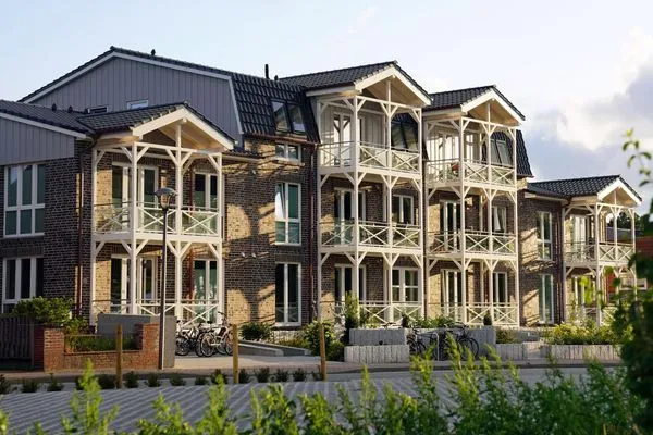 Hauptansicht des Ferienobjektes Weiße Düne in Wittdün auf Amrum Haus *Weiße Düne* Ferienwohnung *Weiße Düne 9 / Gen Norden*