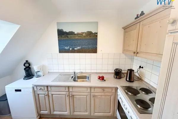 Küche / Küchenzeile Haus Windland Ferienwohnung Boddenblick