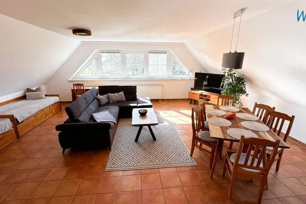 Schlafzimmer Haus Windland Ferienwohnung Boddenblick