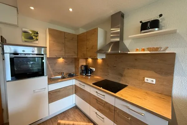 Küche / Küchenzeile Ferienwohnung im Haus Nordland App 38