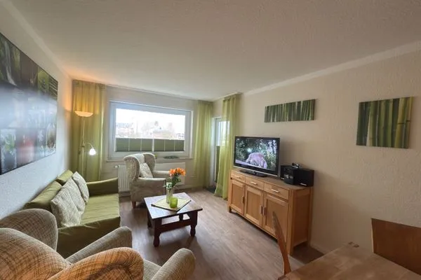 Wohnzimmer Ferienwohnung im Haus Nordland App 38