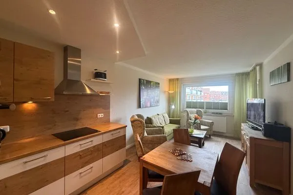 Wohnzimmer Ferienwohnung im Haus Nordland App 38