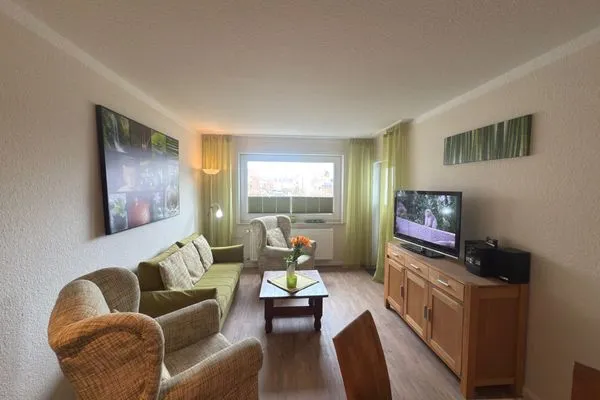 Wohnzimmer Ferienwohnung im Haus Nordland App 38