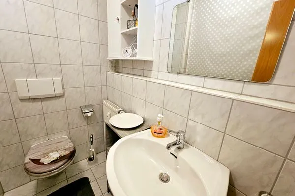 Badezimmer Ferienland Sonnenwald Ferienwohnung  "Blick zum Lallinger Winkel" Apartment 6