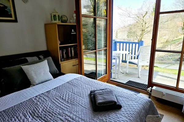 Terrasse Ferienland Sonnenwald Ferienwohnung  "Blick zum Lallinger Winkel" Apartment 6