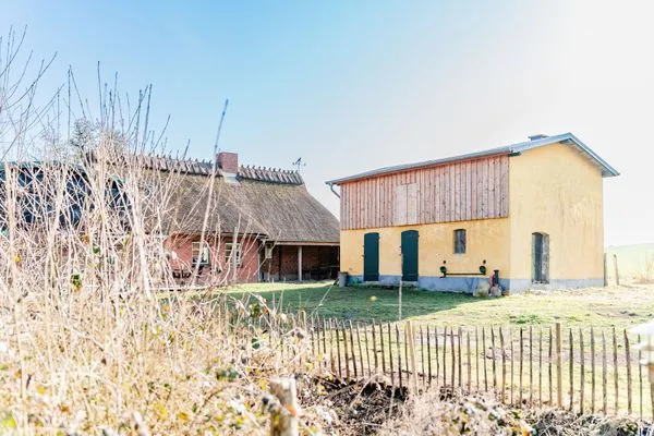 Scheune am Teich  Ferienwohnung Hanna im Reethus Mühlenlund