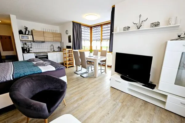 Wohnzimmer Ferienland Sonnenwald Ferienwohnung "Sonnenschein" Apartment 44