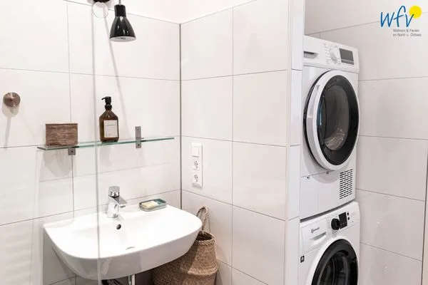 Badezimmer Haus Hummer Köbes Ferienwohnung Oscar