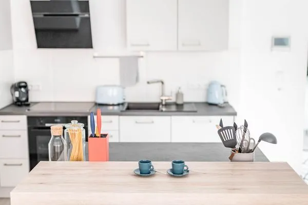 Küche / Küchenzeile Haus Hummer Köbes Ferienwohnung Oscar