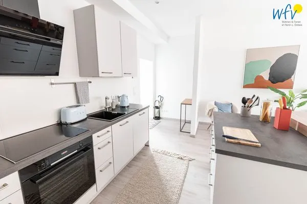 Küche / Küchenzeile Haus Hummer Köbes Ferienwohnung Oscar