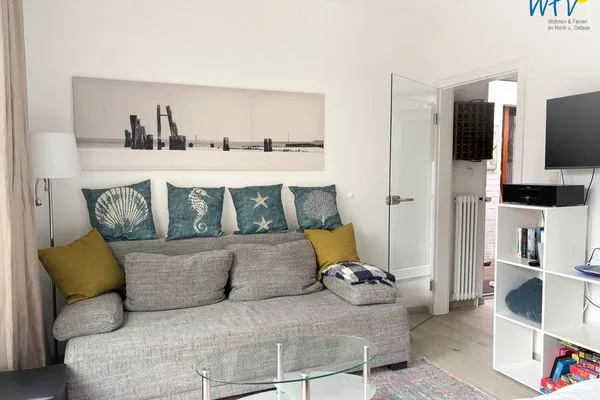 Wohnzimmer Villa Düna Ferienwohnung 1