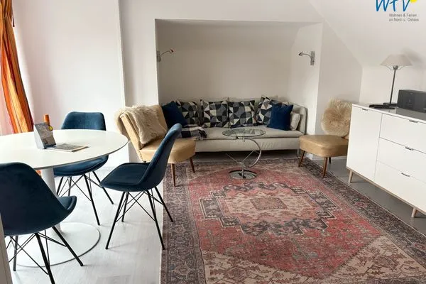 Wohnzimmer Villa Düna Ferienwohnung 4