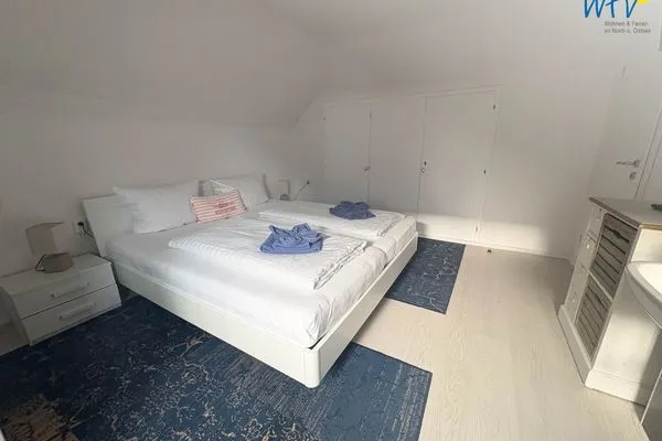 Schlafzimmer Villa Düna Ferienwohnung 4