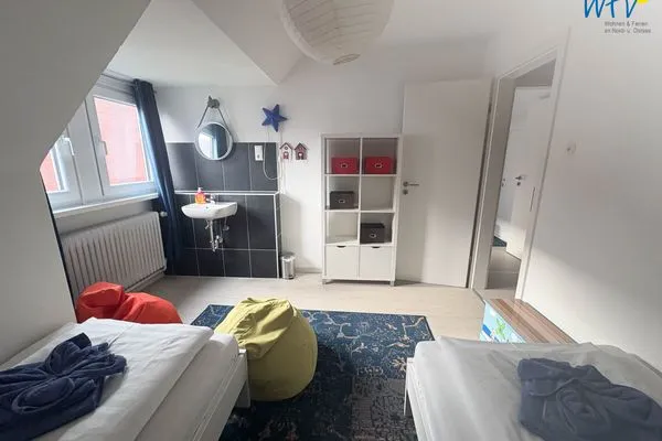 Schlafzimmer Villa Düna Ferienwohnung 4