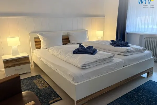 Schlafzimmer Villa Düna Ferienwohnung 5