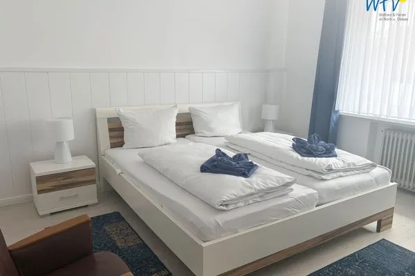 Schlafzimmer Villa Düna Ferienwohnung 5