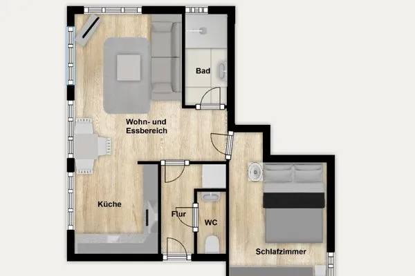 Grundriss Haus Süderoog Ferienwohnung Vördör