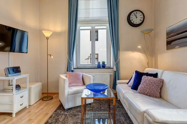 Wohnzimmer  Villa Frieda, Whg. 04