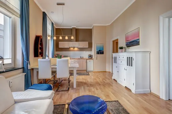 Wohnzimmer  Villa Frieda, Whg. 04