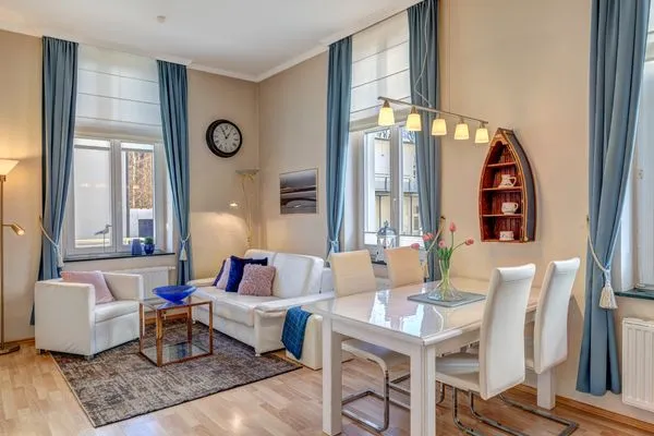 Wohnzimmer  Villa Frieda, Whg. 04