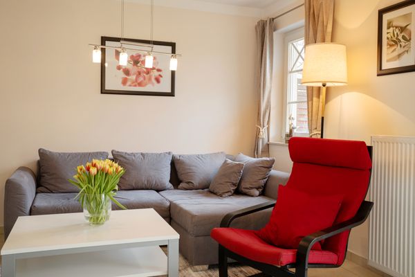  Kavelweg 33a Villa Arielle Wohnung 2  - Wohnzimmer
