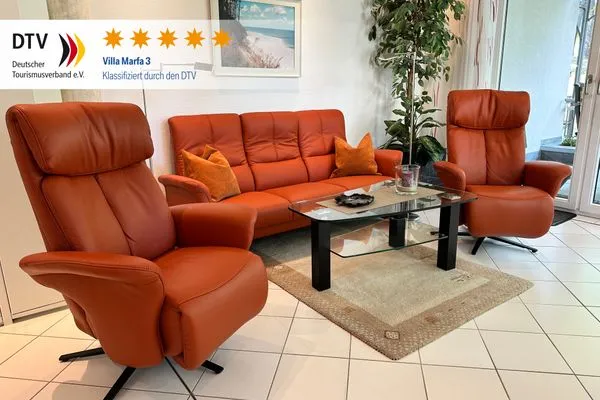 Wohnzimmer  Villa Marfa, Whg. 03