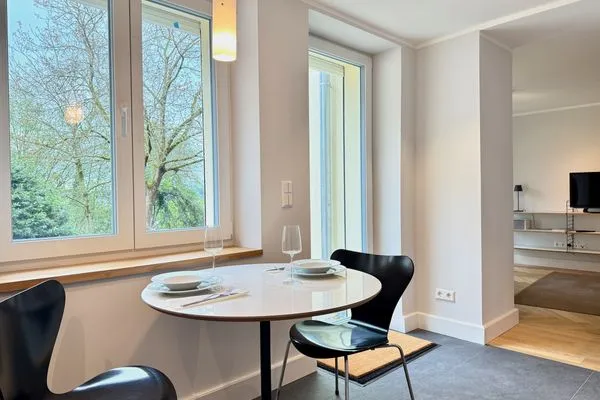 Ferienanlage Villa Hoyerberg Ferienwohnung Villa Hoyerberg Allgäu Lindau und Umgebung - Essbereich