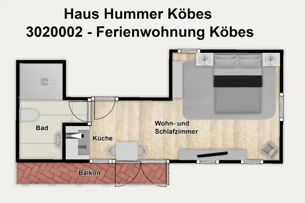Grundriss Haus Hummer Köbes Ferienwohnung Köbes