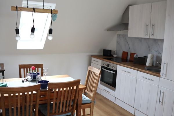  Ferienwohnung Seewiefke Esens - Küche / Küchenzeile