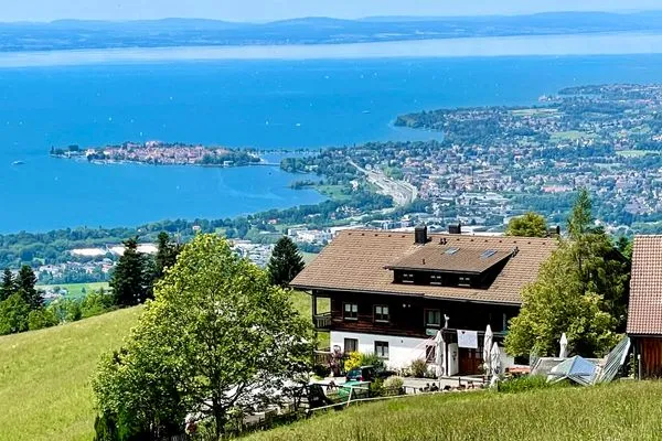 Ferienhaus `s Sommerhäusle Lindau und Umgebung - Blick auf den Bodensee