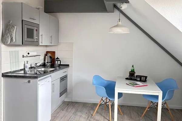 Küche / Küchenzeile  Ferienwohnung Moin Moin & Meer Pellworm