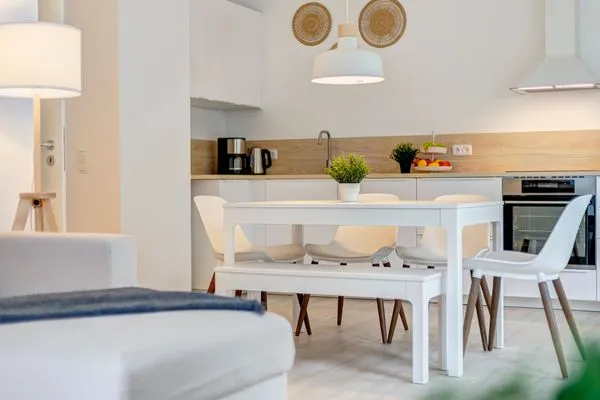 Wohnzimmer  Bernsteinquartier, Dünengras, Whg. 04.39