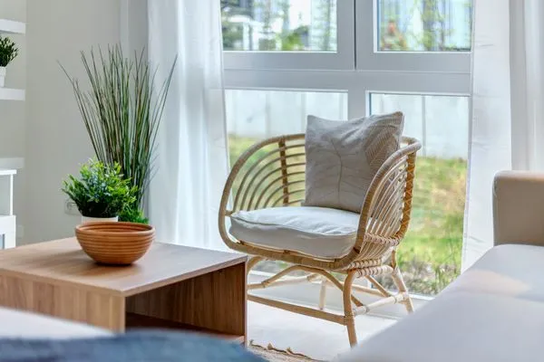 Wohnzimmer  Bernsteinquartier, Dünengras, Whg. 04.39