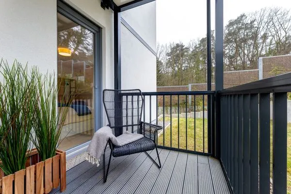 Balkon  Bernsteinquartier, Dünengras, Whg. 04.39