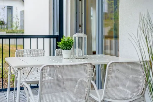 Balkon  Bernsteinquartier, Dünengras, Whg. 04.39