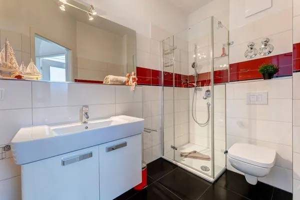 Badezimmer  Residenz am Balmer See, Whg. 29