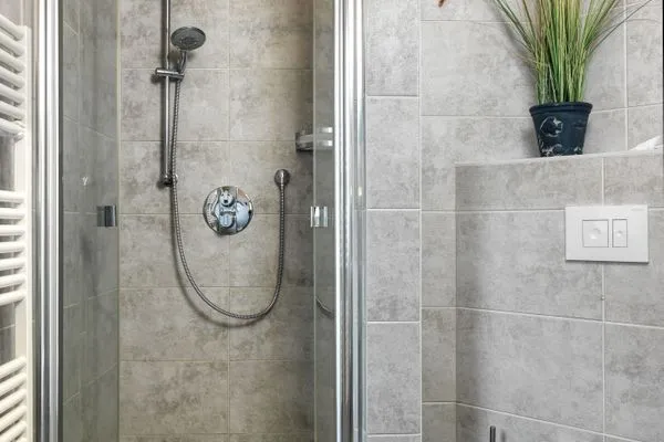 Badezimmer Doppelhäuser Timmendorf Strand Haus Ruh di ut