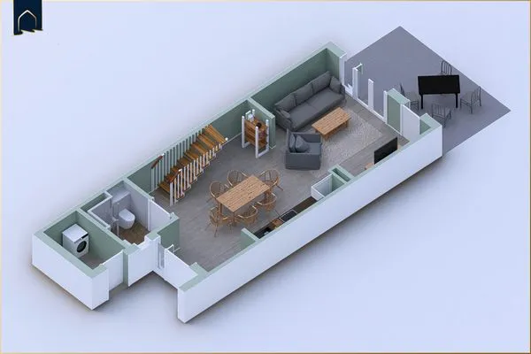 Grundriss  Ferienhaus Windspiel