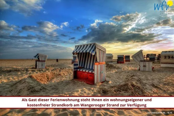 Inklusive Strandkorb am Strand Villa Drees Quartier 7