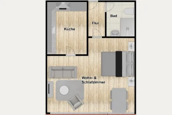 Grundriss Ferienhaus Seeblick Ferienwohnung 27