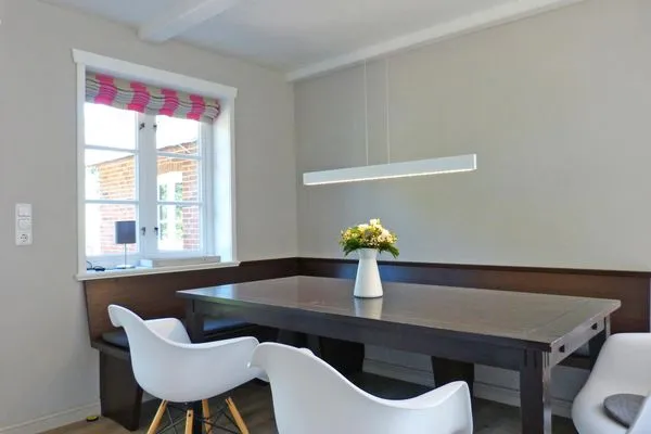 Küche im Ferienhaus Steuerbord in Süddorf auf Amrum Haus *Strandweg 8* Friesenhaushälfte *Steuerbord*