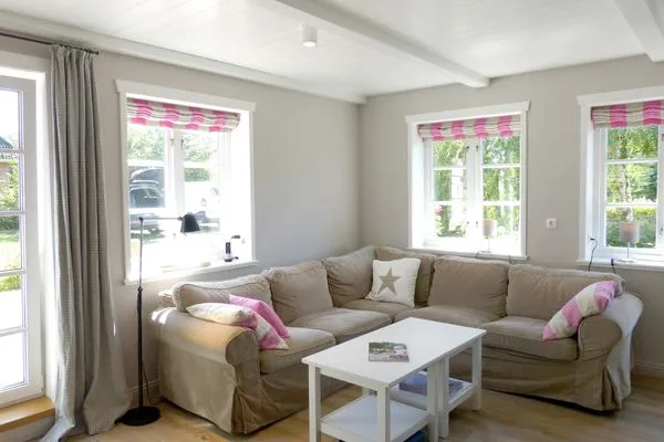 Wohnzimmer im Ferienhaus Steuerbord in Süddorf auf Amrum Haus *Strandweg 8* Friesenhaushälfte *Steuerbord*