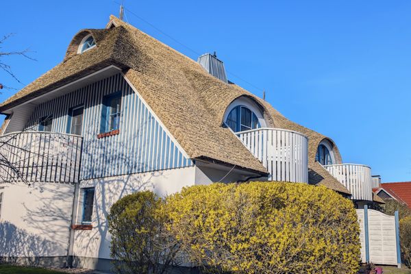 Boddenquartett - Zeesenkoje Wieck - Fassade / Eingang