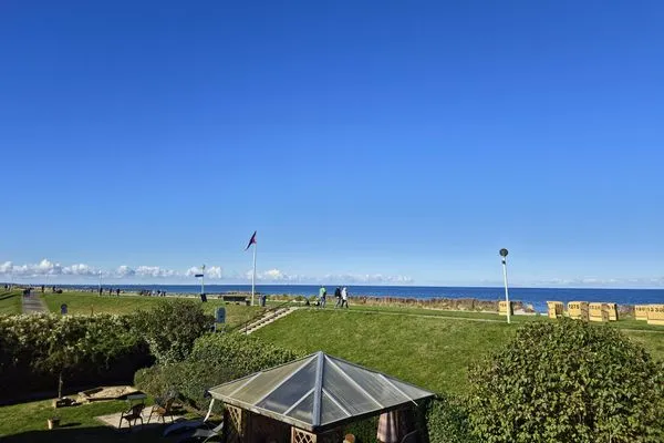 Meerblick  Ferienwohnung "Achtern Diek 4" 1. Reihe an der Ostseeküste
